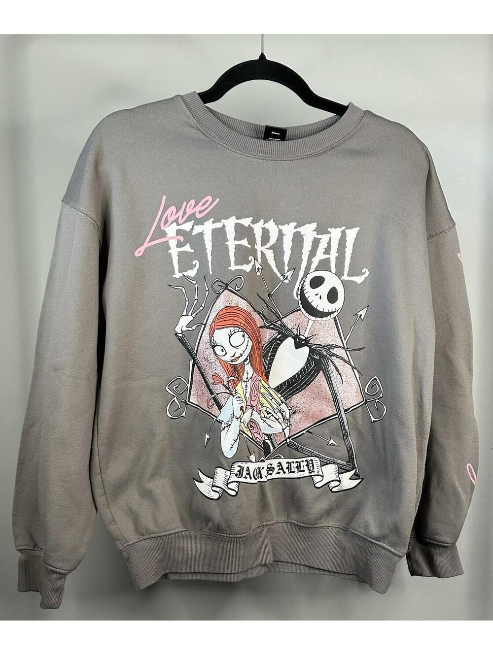 Disney The Nightmare Before Christmas Love Eternal Sweatshirt Women’s M (8-10)